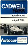 Programme cover of Cadwell Park Circuit, 04/04/1969