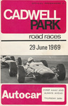 Programme cover of Cadwell Park Circuit, 29/06/1969