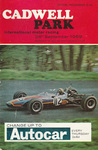 Programme cover of Cadwell Park Circuit, 28/09/1969