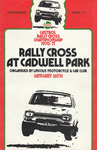 Programme cover of Cadwell Park Circuit, 16/01/1971