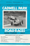 Programme cover of Cadwell Park Circuit, 09/04/1971