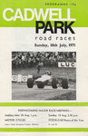 Programme cover of Cadwell Park Circuit, 18/07/1971