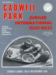 Programme cover of Cadwell Park Circuit, 19/09/1976