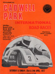 Programme cover of Cadwell Park Circuit, 24/04/1977
