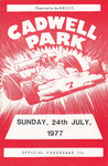 Programme cover of Cadwell Park Circuit, 24/07/1977