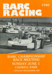 Programme cover of Cadwell Park Circuit, 01/06/1980