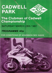 Programme cover of Cadwell Park Circuit, 28/03/1981