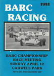 Programme cover of Cadwell Park Circuit, 12/04/1981