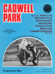 Programme cover of Cadwell Park Circuit, 01/05/1983