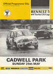 Programme cover of Cadwell Park Circuit, 25/05/1986