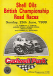 Programme cover of Cadwell Park Circuit, 26/06/1988