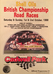 Programme cover of Cadwell Park Circuit, 02/10/1988
