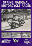 Programme cover of Cadwell Park Circuit, 11/03/1990