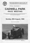 Programme cover of Cadwell Park Circuit, 26/08/1990