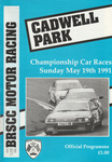 Programme cover of Cadwell Park Circuit, 19/05/1991