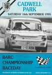 Programme cover of Cadwell Park Circuit, 16/09/1995