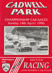 Programme cover of Cadwell Park Circuit, 14/04/1996