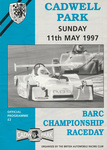 Programme cover of Cadwell Park Circuit, 11/05/1997