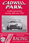 Programme cover of Cadwell Park Circuit, 20/07/1997