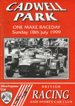 Programme cover of Cadwell Park Circuit, 18/07/1995