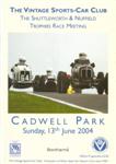 Programme cover of Cadwell Park Circuit, 13/06/2004
