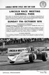 Programme cover of Cadwell Park Circuit, 17/10/1976