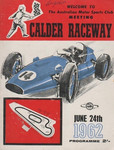 Programme cover of Calder Park Raceway, 24/06/1962