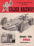 Programme cover of Calder Park Raceway, 16/01/1966