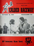 Programme cover of Calder Park Raceway, 30/10/1966