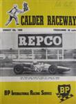 Programme cover of Calder Park Raceway, 04/08/1968