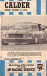 Programme cover of Calder Park Raceway, 17/10/1971