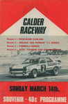 Programme cover of Calder Park Raceway, 14/03/1976