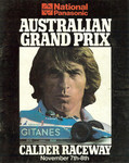 Programme cover of Calder Park Raceway, 08/11/1981