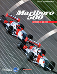 Programme cover of California Speedway, 29/10/2000
