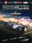 Programme cover of California Speedway, 30/08/2014