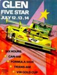 Programme cover of Watkins Glen International, 14/07/1974