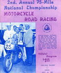 Programme cover of Carlsbad Raceway, 24/09/1967