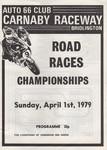Programme cover of Carnaby Raceway, 01/04/1979