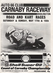 Programme cover of Carnaby Raceway, 18/05/1980