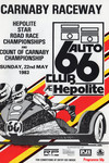 Programme cover of Carnaby Raceway, 22/05/1983