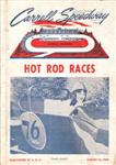 Programme cover of Carrell Speedway, 12/08/1949