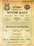 Programme cover of Carrigrohane Circuit, 22/05/1937