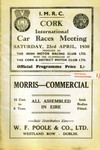 Programme cover of Carrigrohane Circuit, 23/04/1938