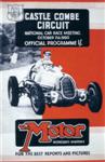 Programme cover of Castle Combe Circuit, 07/10/1950