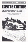 Programme cover of Castle Combe Circuit, 15/08/1970