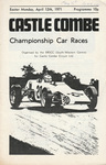 Programme cover of Castle Combe Circuit, 12/04/1971