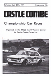 Programme cover of Castle Combe Circuit, 24/07/1971
