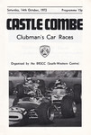 Programme cover of Castle Combe Circuit, 14/10/1972