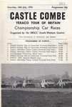 Programme cover of Castle Combe Circuit, 18/07/1976