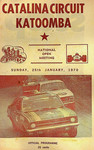 Programme cover of Catalina Road Racing Circuit (AUS), 25/01/1970